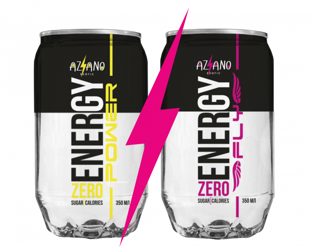 Серия Aziano ENERGY<br>Sparkling drink